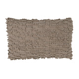Nubby Design Down Filled Throw Pillow