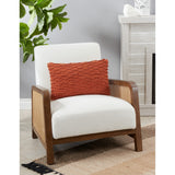 Nubby Design Down Filled Throw Pillow
