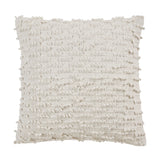 Nubby Design Down Filled Throw Pillow