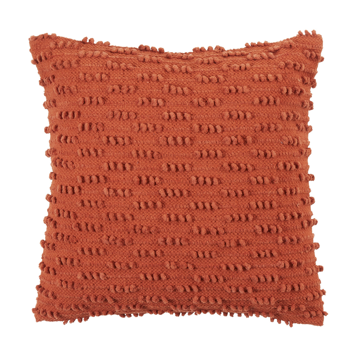 Nubby Design Down Filled Throw Pillow
