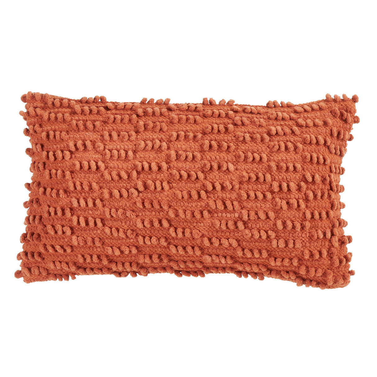 Nubby Design Down Filled Throw Pillow
