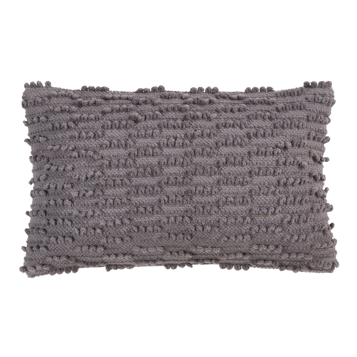 Nubby Design Down Filled Throw Pillow