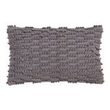 Nubby Design Down Filled Throw Pillow