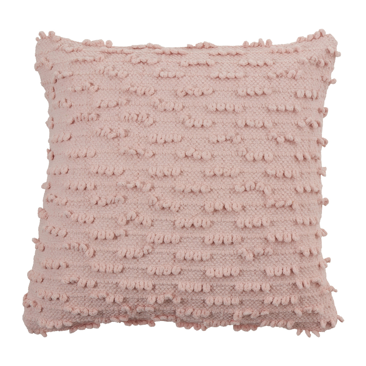 Nubby Design Down Filled Throw Pillow