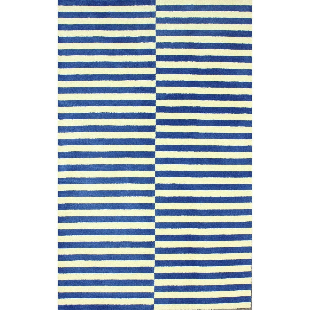 Brooklyn Rug Co Hand-tufted Modern Stripes New Zealand Wool Area Rug (5' x 8')