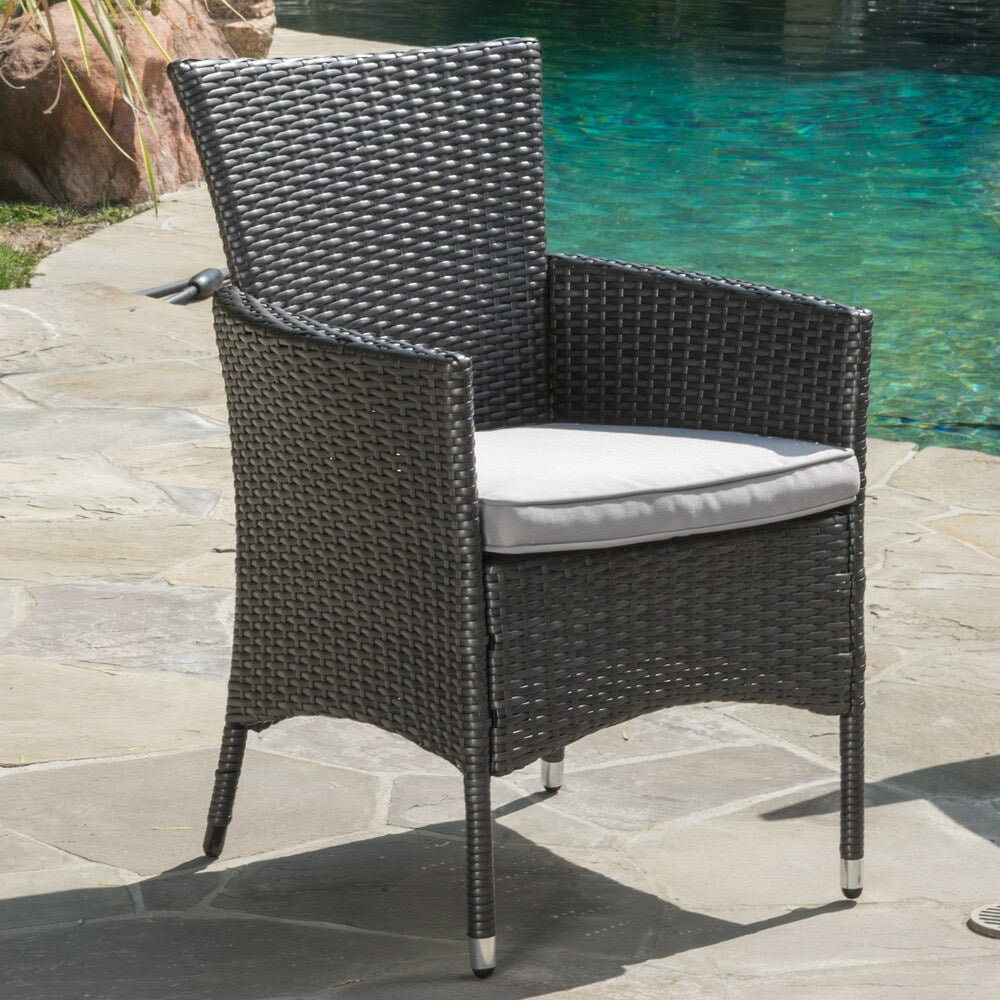 Numana Lightweight Concrete Outdoor 5-piece Dining Set with Benches by Christopher Knight Home