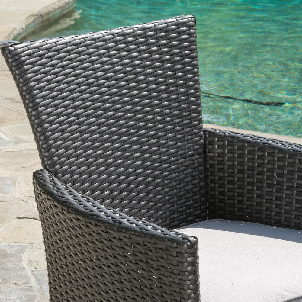 Numana Lightweight Concrete Outdoor 5-piece Dining Set with Benches by Christopher Knight Home