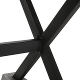 Numana Outdoor Lightweight Concrete Dining Table by Christopher Knight Home - 70.00"D x 32.00"W x 29.00"H