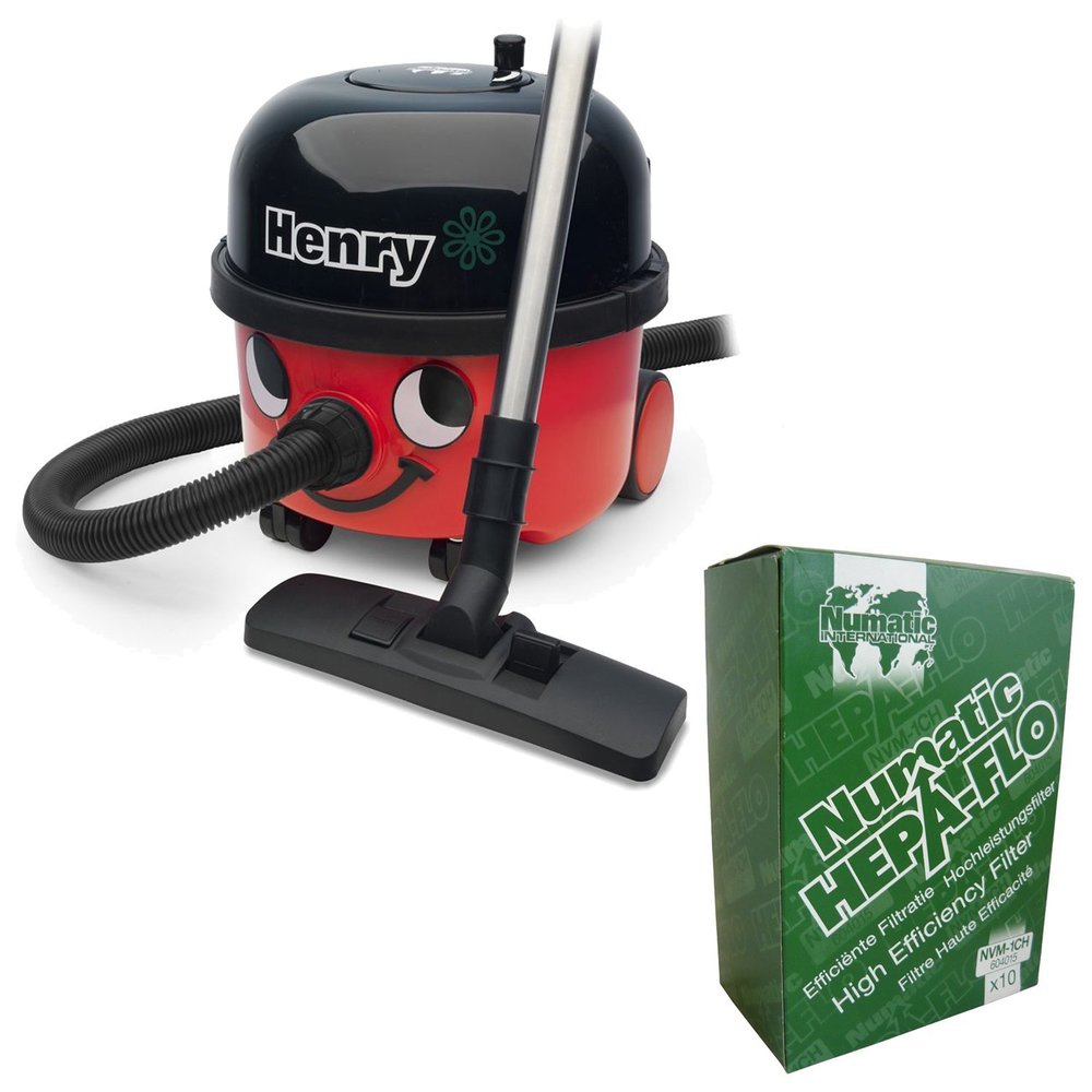 Numatic Henry HVR200A Canister Vacuum Cleaner + Hepaflo Vacuum Bags Bundle