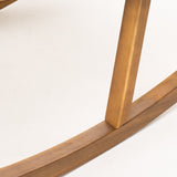 Nuna Outdoor Wood Rocking Chair with Cushion (Set of 2) by Christopher Knight Home - 37.75" L x 26.50" W x 41.25" H