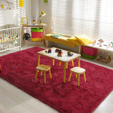 Nursery Decor Area Rug Fuzzy Carpet for Kids Children Play Mat