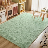 Nursery Decor Area Rug Fuzzy Carpet for Kids Children Play Mat