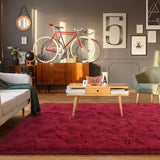 Nursery Decor Area Rug Fuzzy Carpet for Kids Children Play Mat