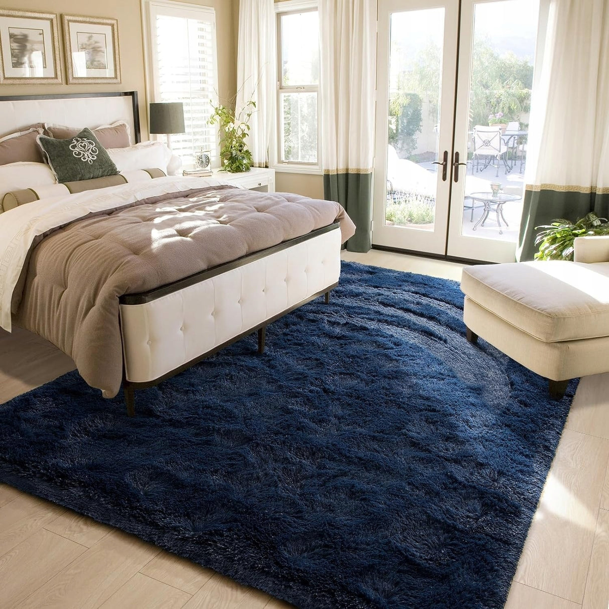 Nursery Decor Area Rug Fuzzy Carpet for Kids Children Play Mat