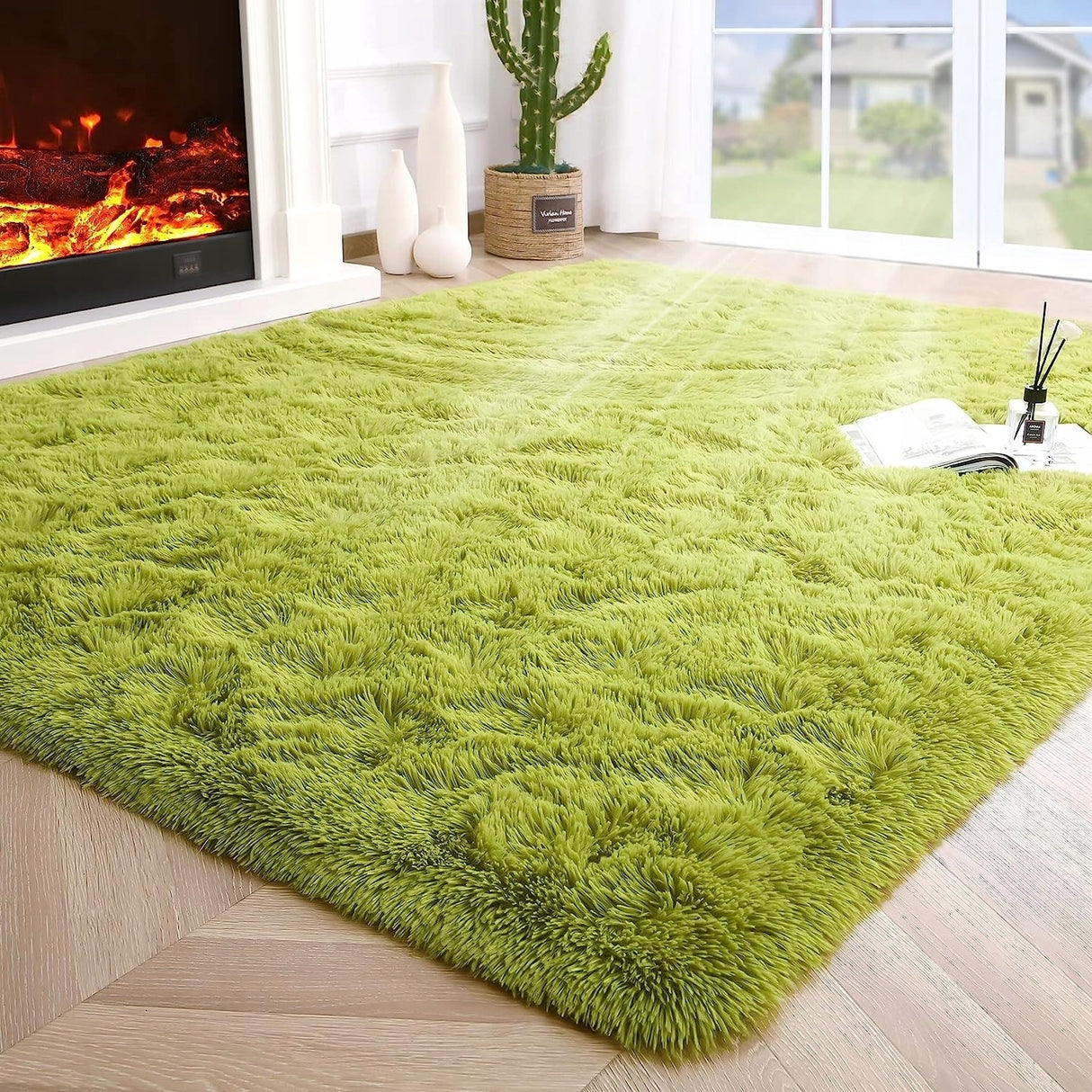 Nursery Decor Area Rug Fuzzy Carpet for Kids Children Play Mat