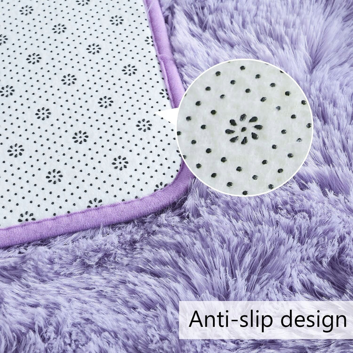 Nursery Decor Area Rug Fuzzy Carpet for Kids Children Play Mat