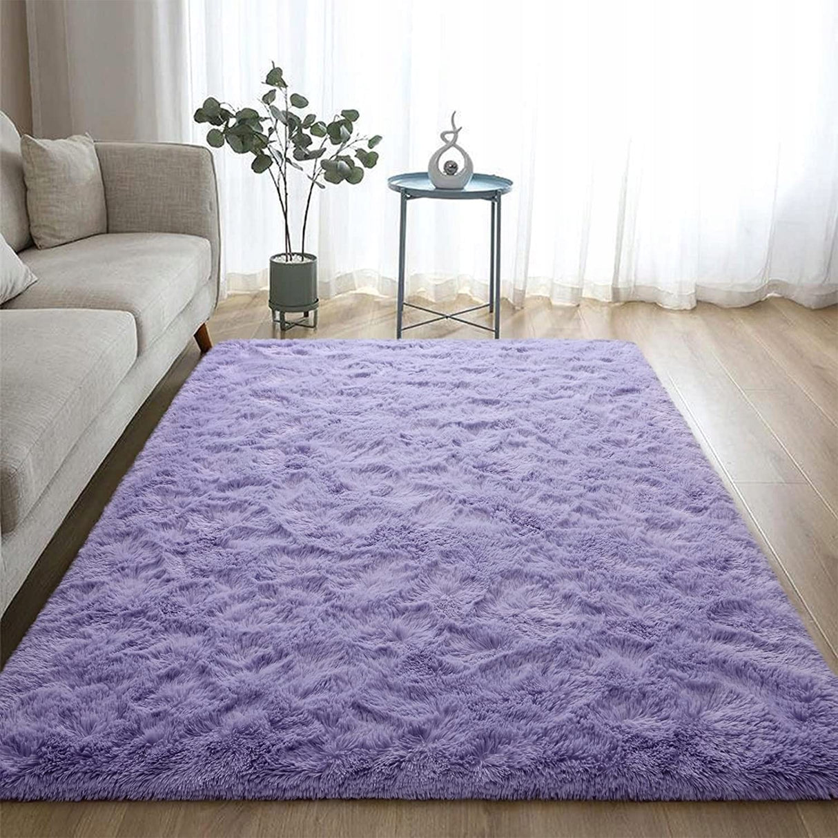 Nursery Decor Area Rug Fuzzy Carpet for Kids Children Play Mat
