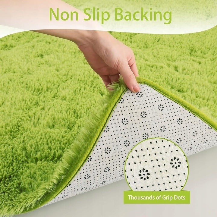 Nursery Decor Area Rug Fuzzy Carpet for Kids Children Play Mat