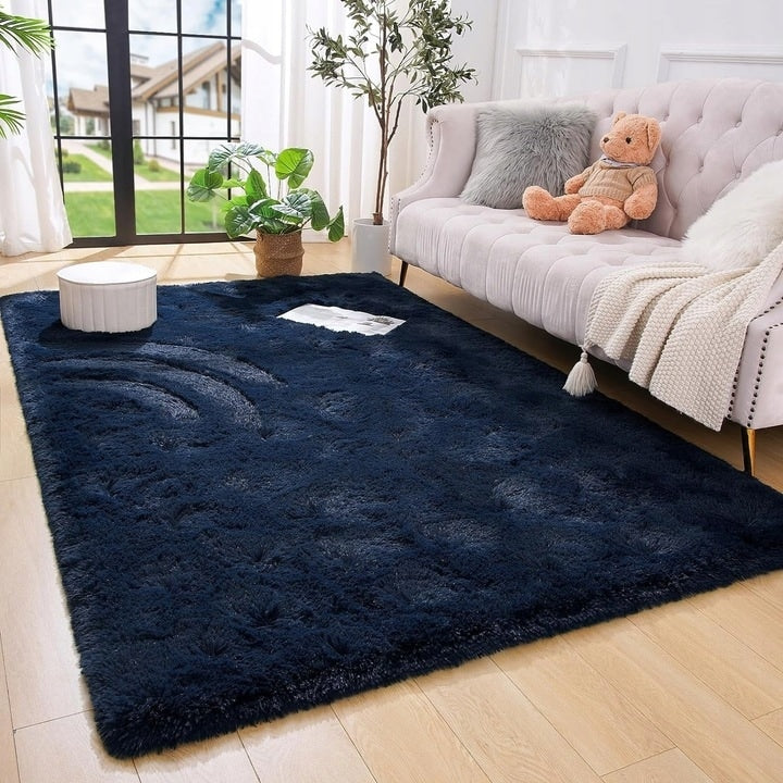 Nursery Decor Area Rug Fuzzy Carpet for Kids Children Play Mat