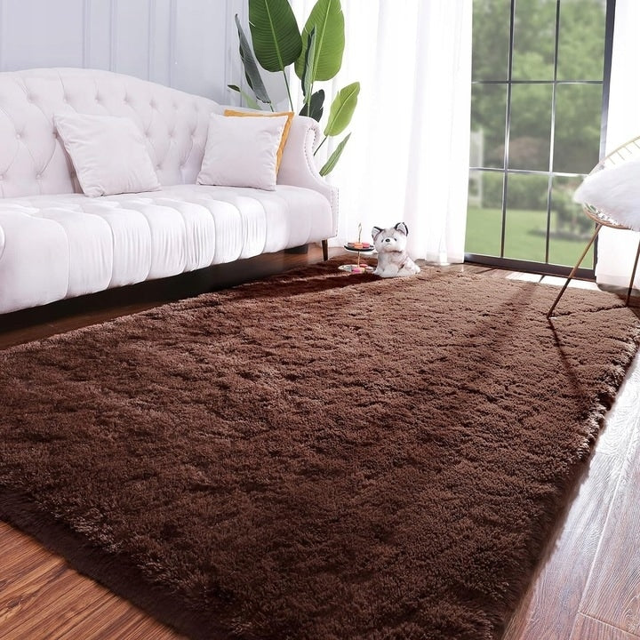 Nursery Decor Area Rug Fuzzy Carpet for Kids Children Play Mat