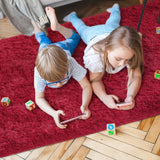Nursery Decor Area Rug Fuzzy Carpet for Kids Children Play Mat