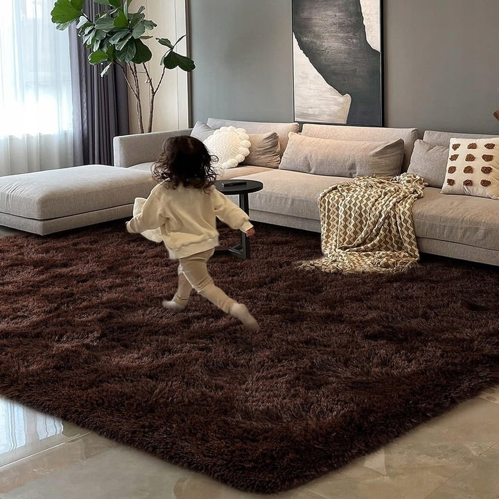 Nursery Decor Area Rug Fuzzy Carpet for Kids Children Play Mat