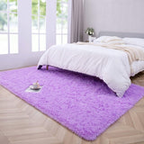 Nursery Decor Area Rug Fuzzy Carpet for Kids Children Play Mat