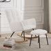 Nursery Rocking Chair Armchair with Soft Seat and High Backrest - 28.34"L * 25.98"W * 37.79"H