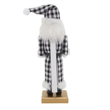 Nutcracker Decoration With Buffalo Plaid Design