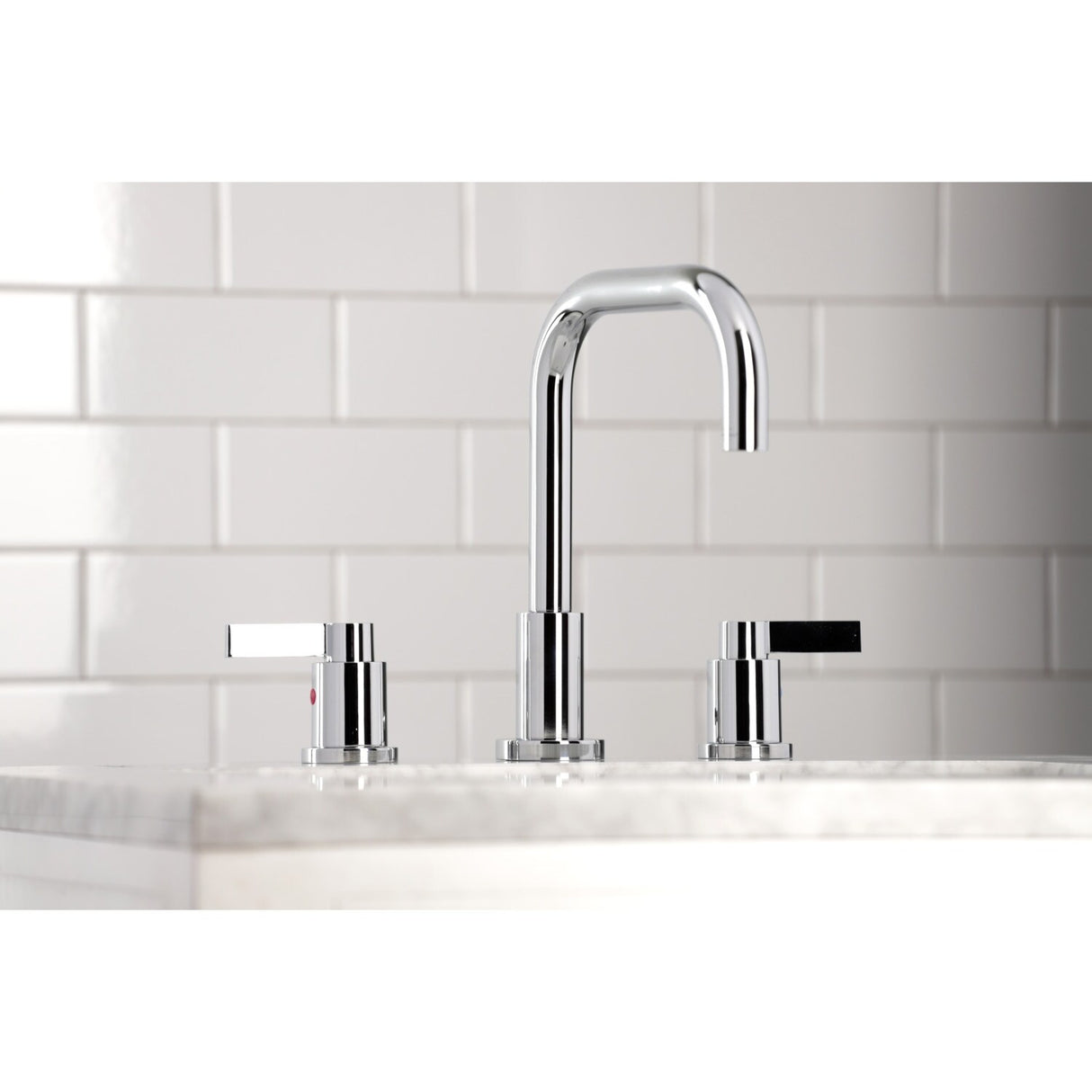 Kingston Brass NuvoFusion 8 in. Widespread Bathroom Faucet