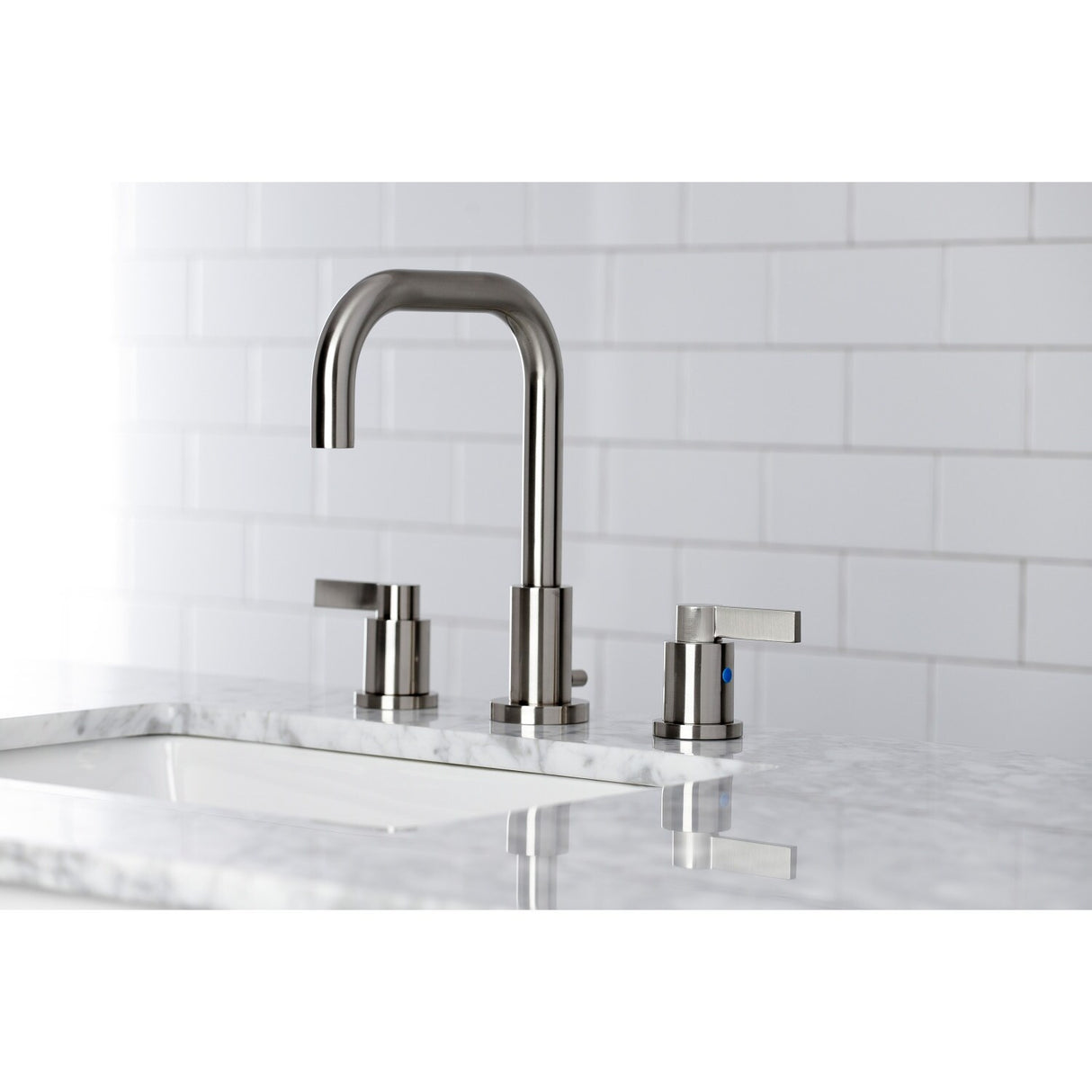 Kingston Brass NuvoFusion 8 in. Widespread Bathroom Faucet