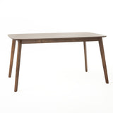 Nyala Natural Walnut Finish Wood Dining Table by Christopher Knight Home - N/A