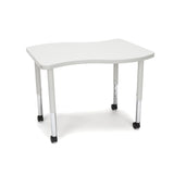 OFM Adapt Series Small Wave Table Height Adjustable Desk
