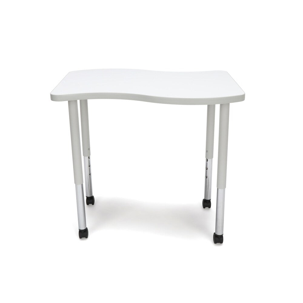 OFM Adapt Series Small Wave Table Height Adjustable Desk