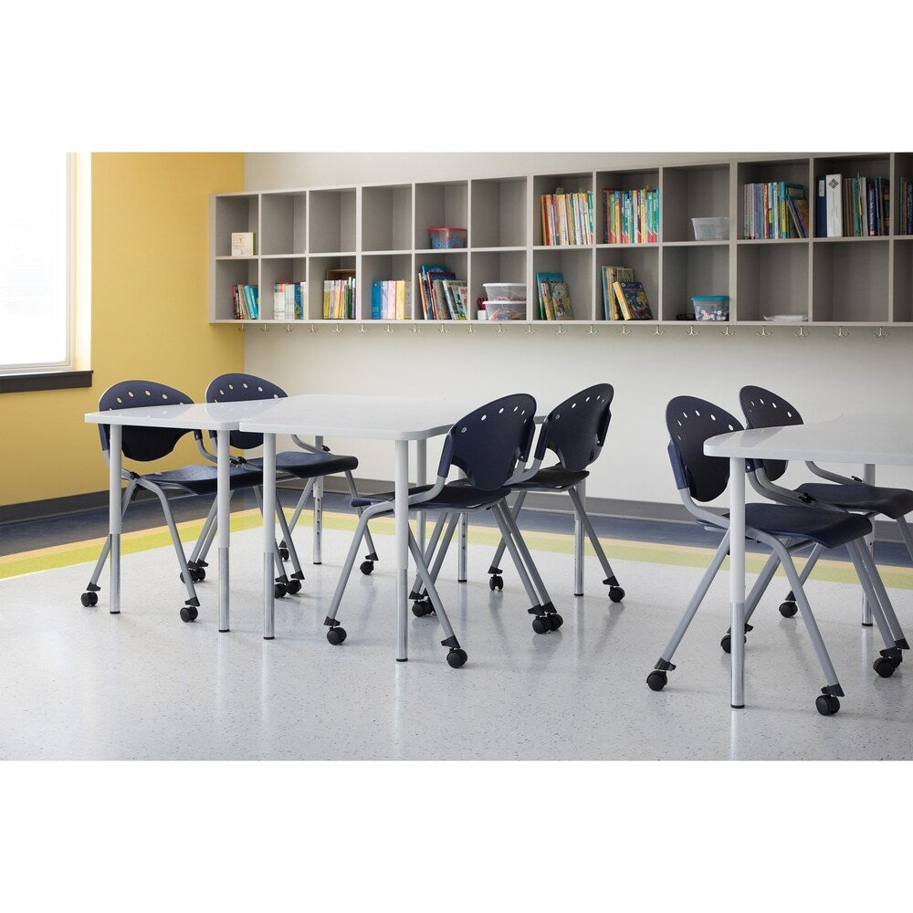 OFM Adapt Series Small Wave Table Height Adjustable Desk