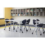 OFM Adapt Series Small Wave Table Height Adjustable Desk