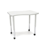 OFM Adapt Series Small Wave Table Height Adjustable Desk