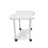 OFM Adapt Series Small Wave Table Height Adjustable Desk