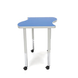 OFM Adapt Series Small Wave Table Height Adjustable Desk