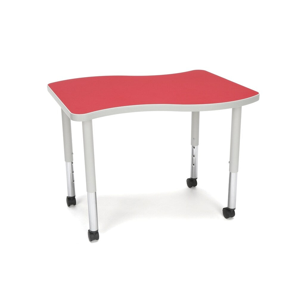 OFM Adapt Series Small Wave Table Height Adjustable Desk