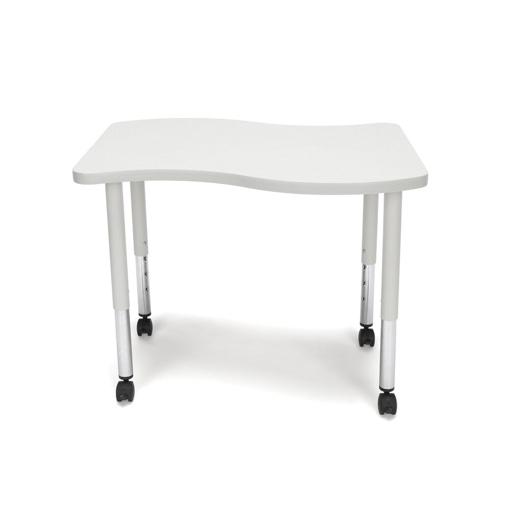 OFM Adapt Series Small Wave Table Height Adjustable Desk