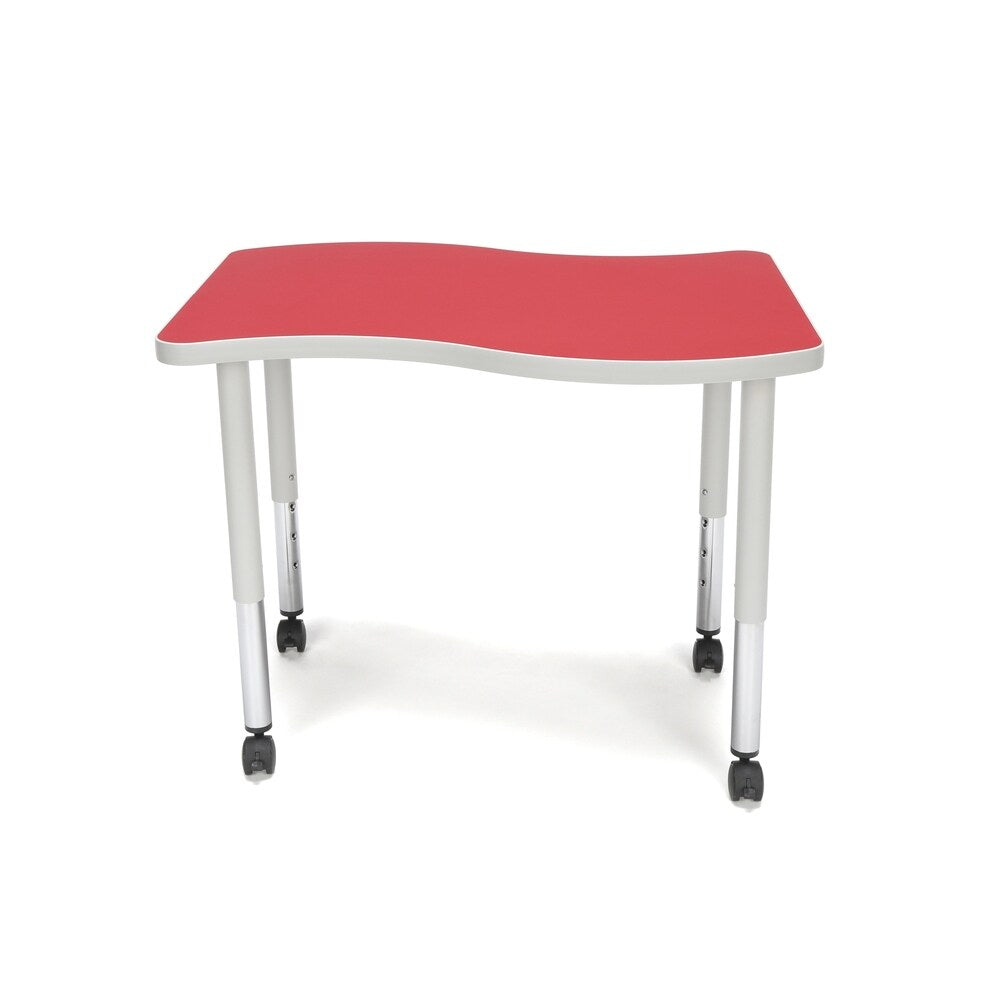 OFM Adapt Series Small Wave Table Height Adjustable Desk