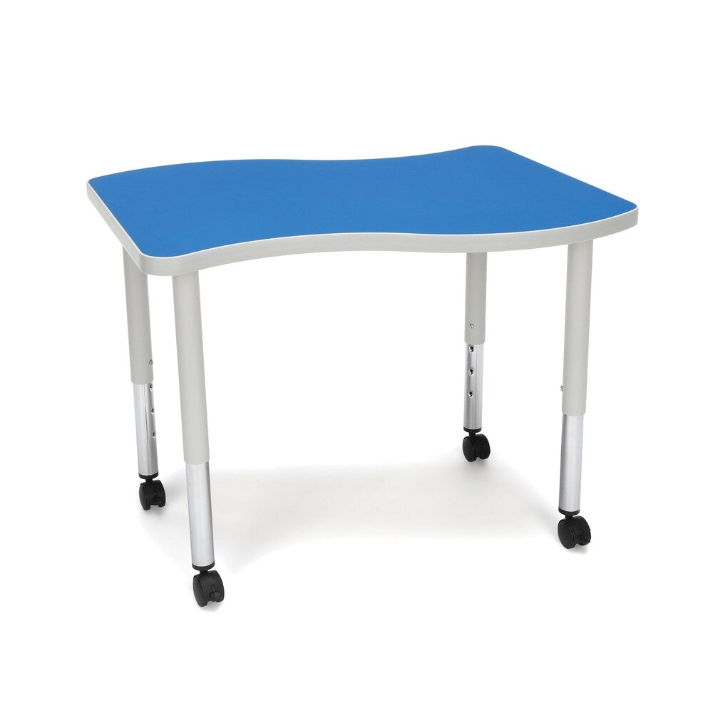 OFM Adapt Series Small Wave Table Height Adjustable Desk