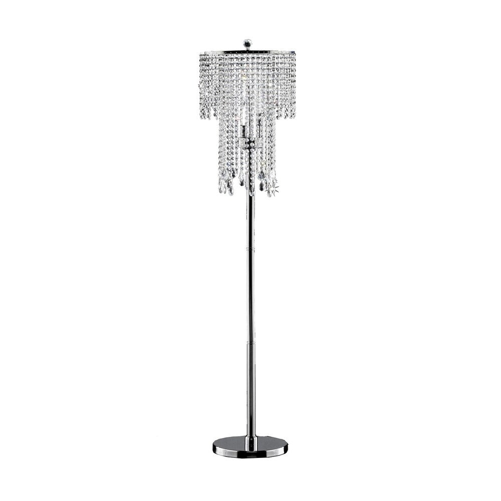 OK Lighting Rain Metal Floor Lamp