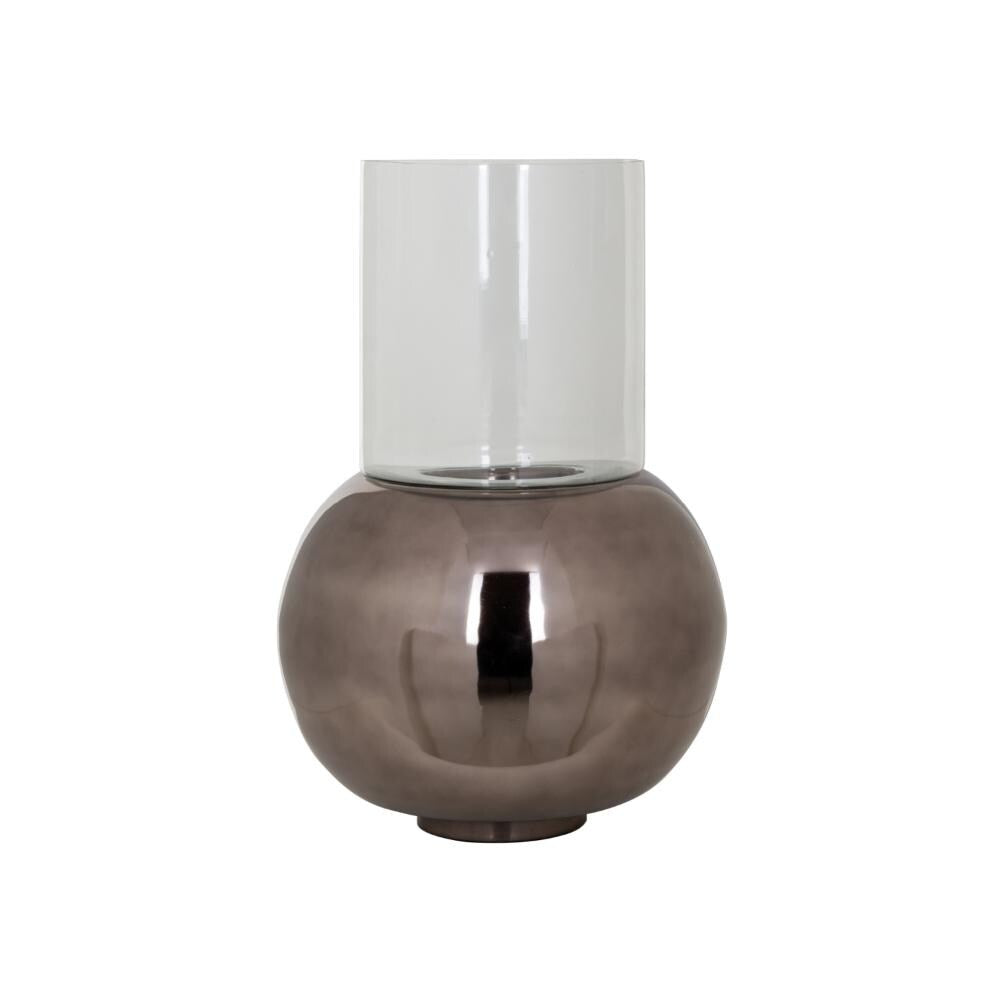 OROA Orren Black Nickel Hurricane Lantern