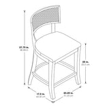 OS Home and Office Furniture Lantana 26" Counter Stool