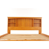 OS Home and Office Furniture Solid Pine Full Captains Bookcase Bed