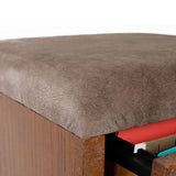 OS Home and Office Furniture Industrial Collection Roll About File with Cushioned Seat