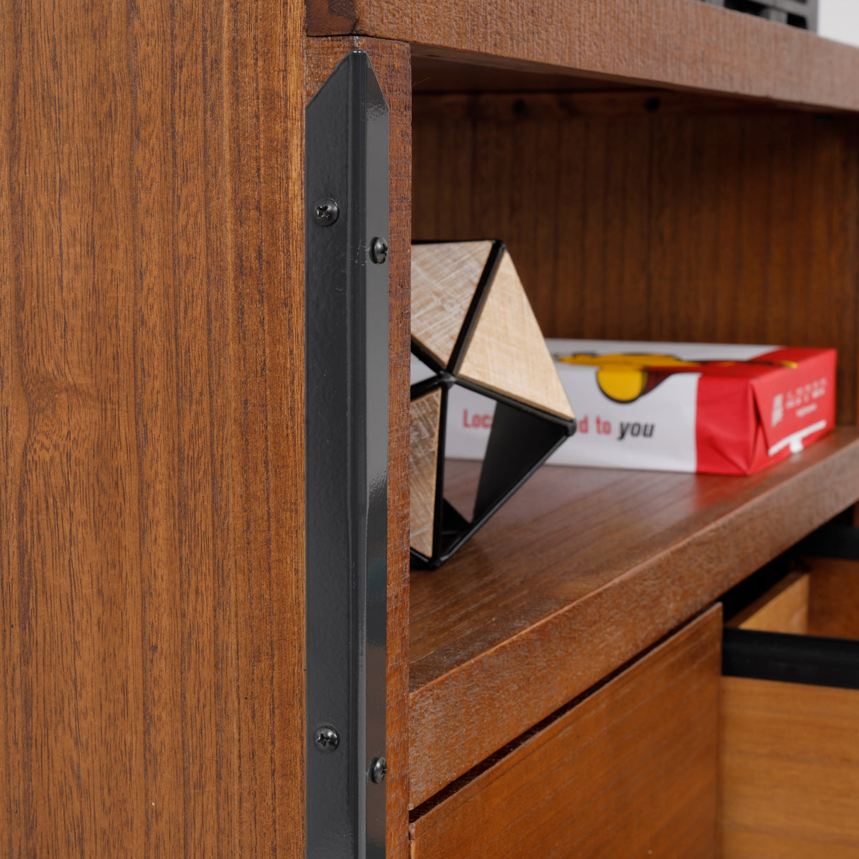 OS Home and Office Furniture Industrial Collection Machine Stand with Two Large File Drawers
