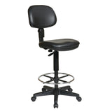 OS Home and Office Sculptured Vinyl Drafting Chair